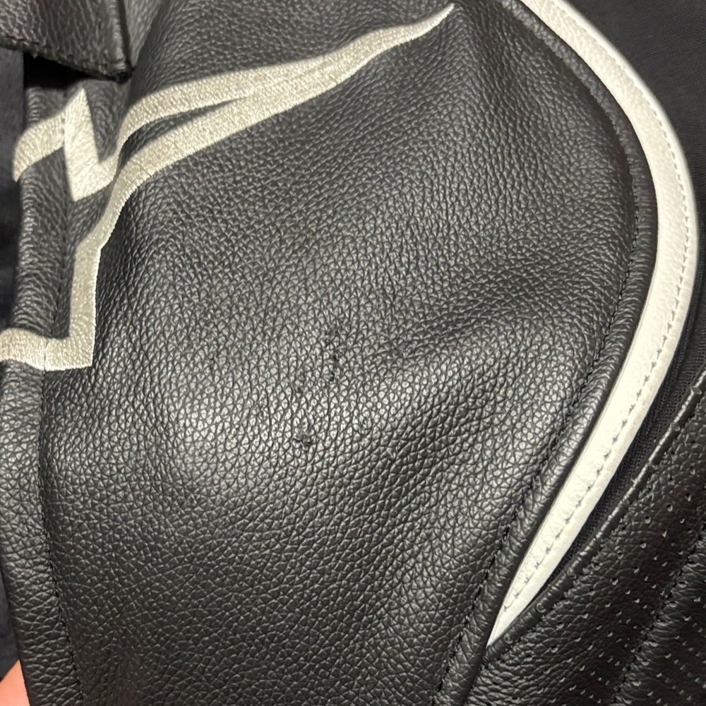 Alpinestars Black and White Jaws Airflow Motorcycle Jacket - Picture 3 of 4